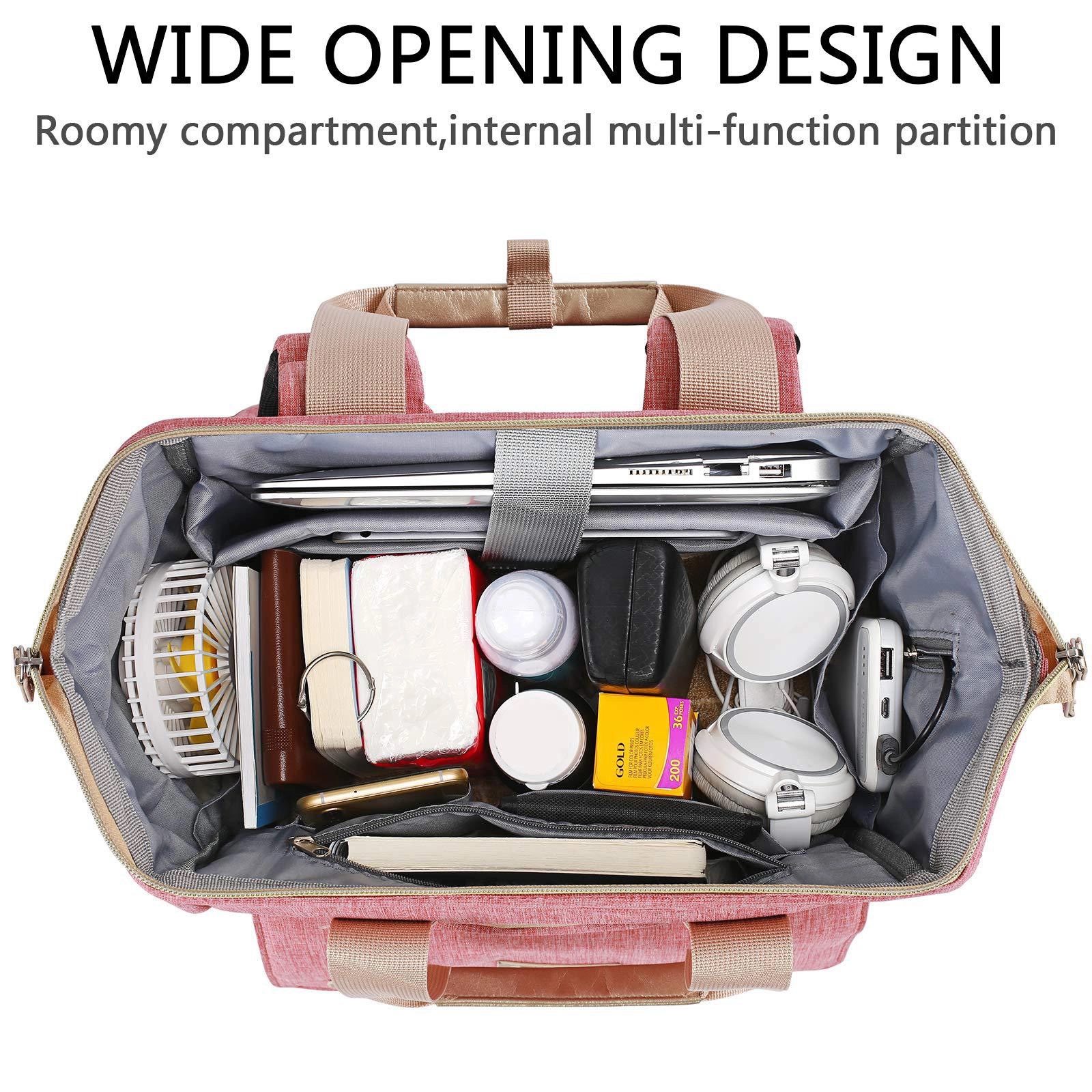 Rfid Backpack For 15.6 Inch Laptop With Usb Charging Port 2