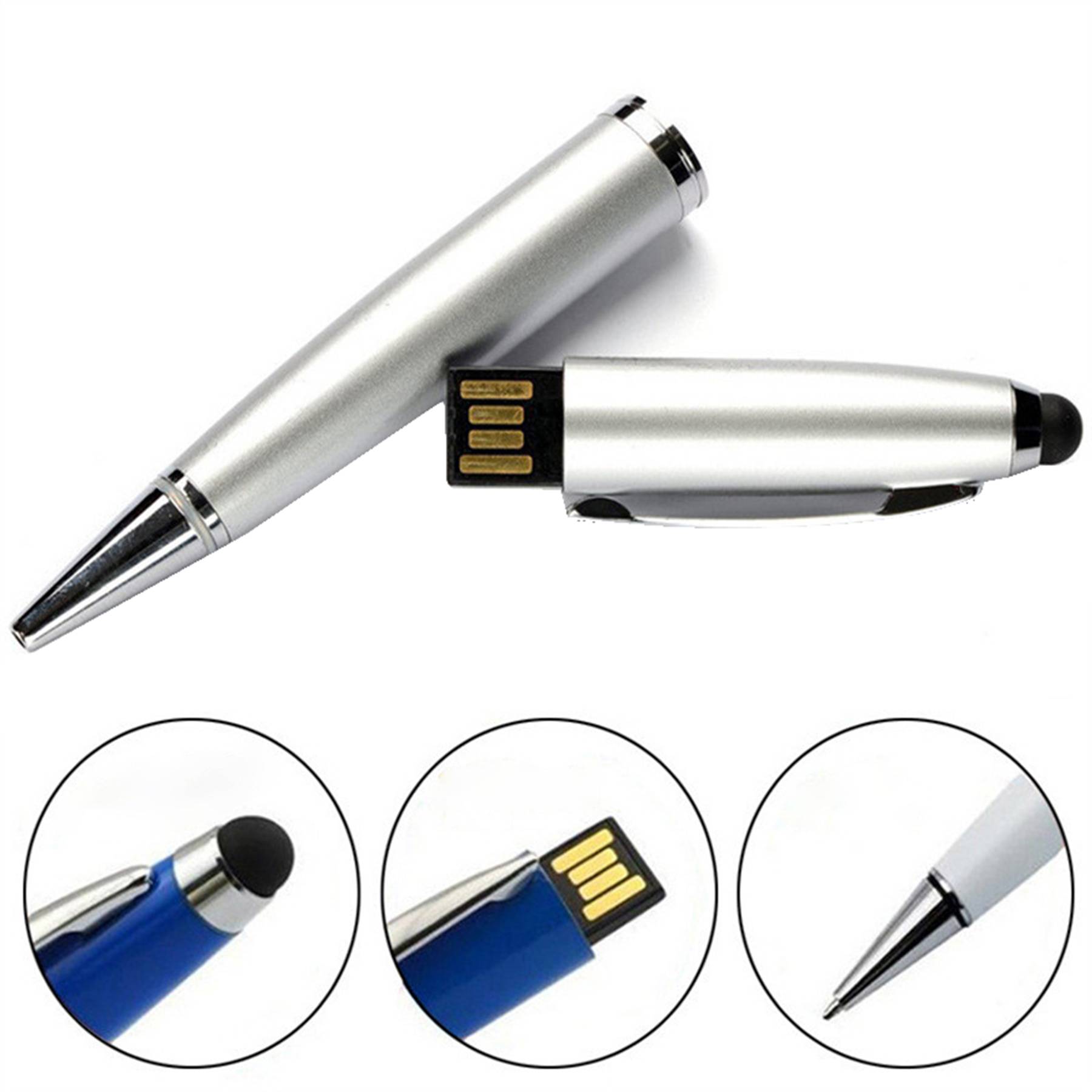 2GB Metal Stylus Pen USB Flash Drive 2