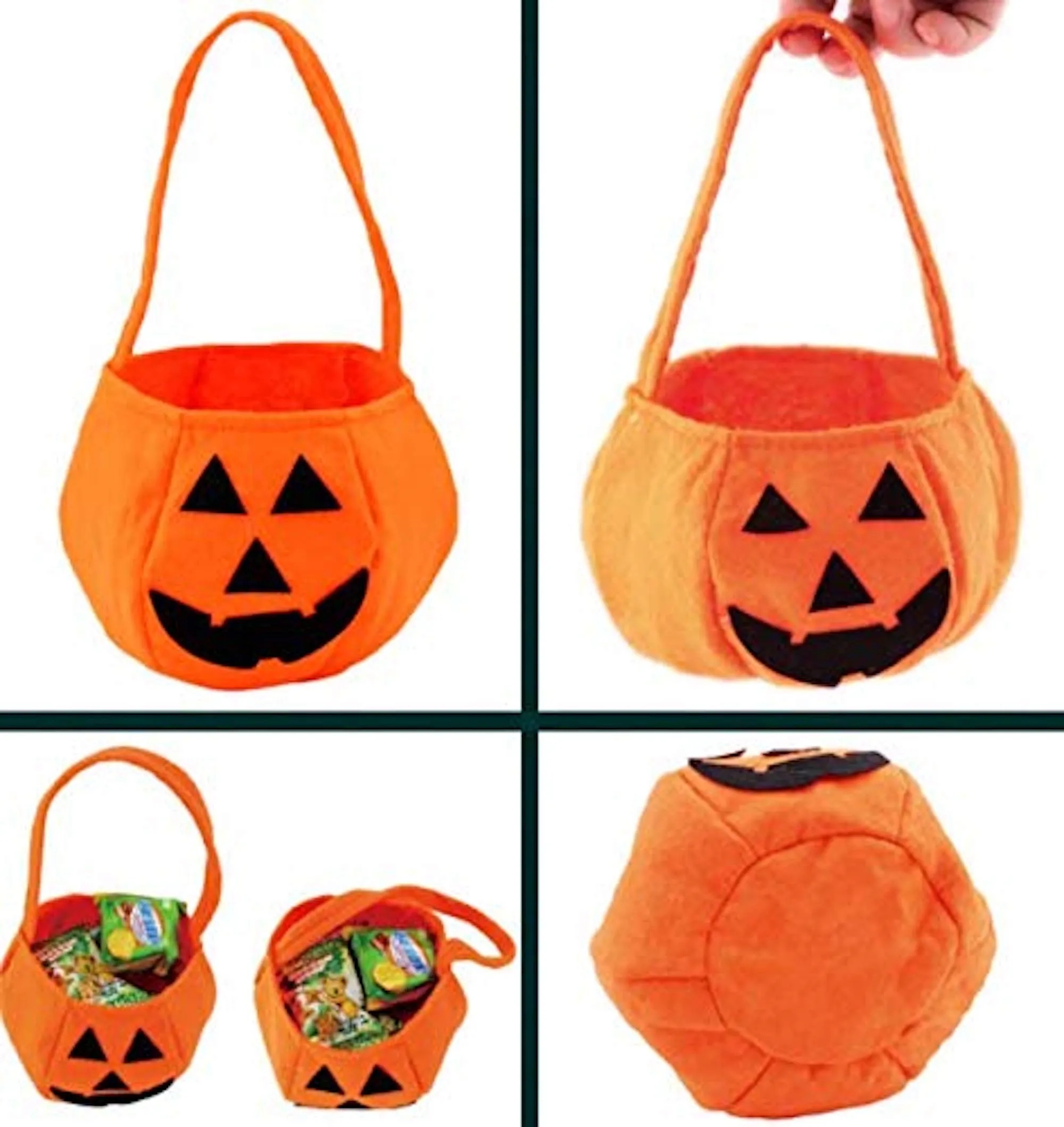 Halloween Party Supplies Non-woven Fabrics Pumpkin Bags 2