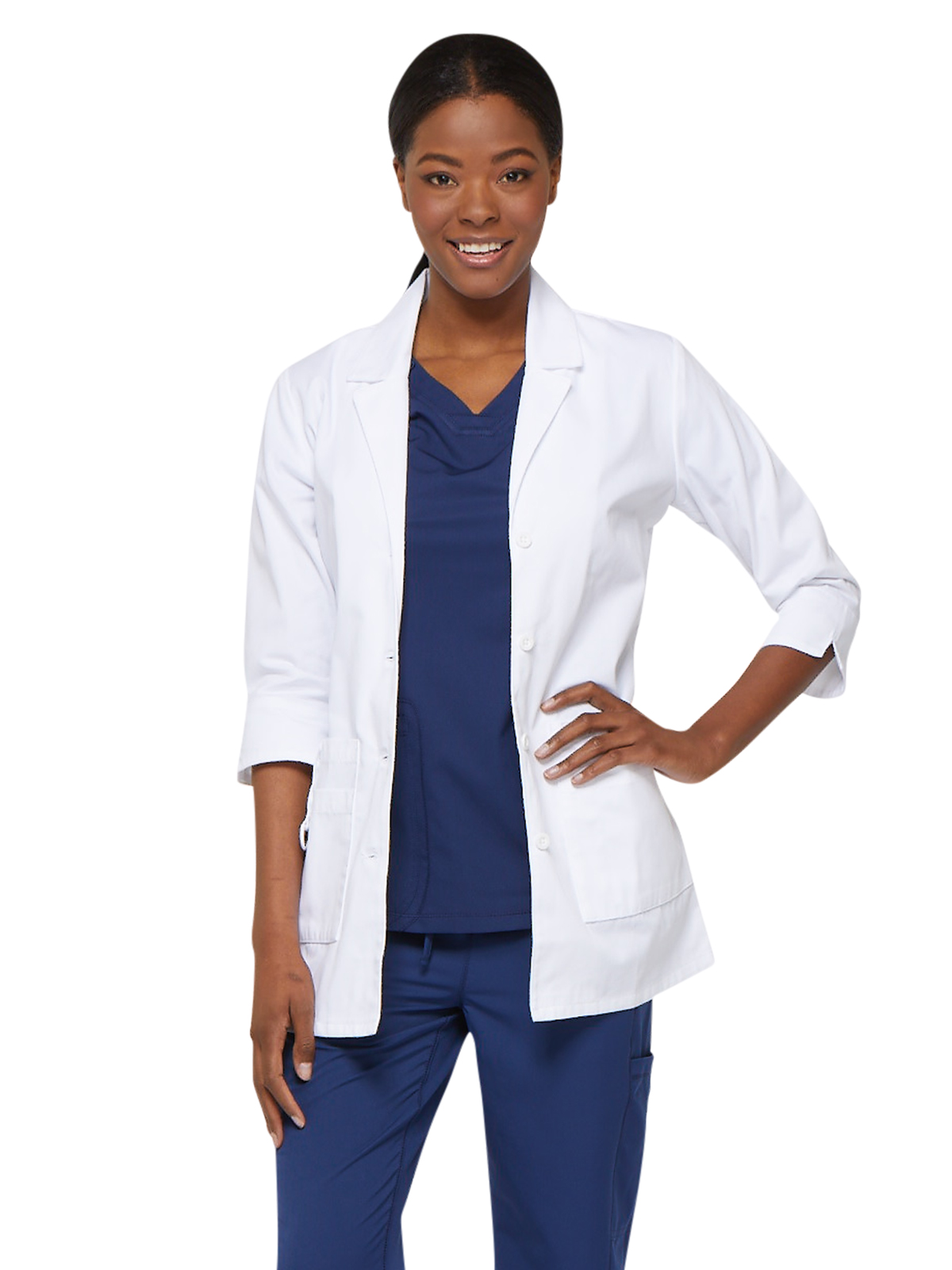 EDS Professional Whites Women's Four-Pocket 30" Consultation Lab Coat