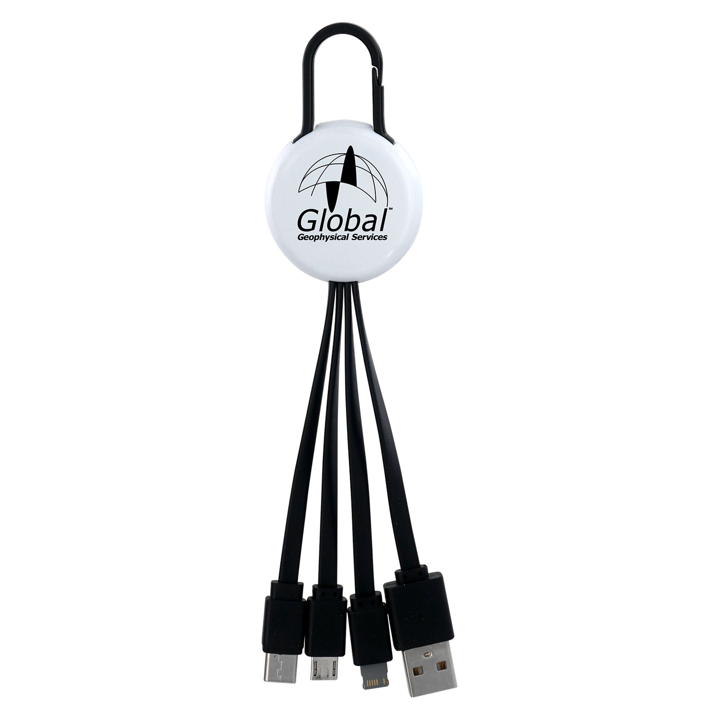 WHITE COLORFUL CLIP 3 IN 1 CHARGING CABLE 8