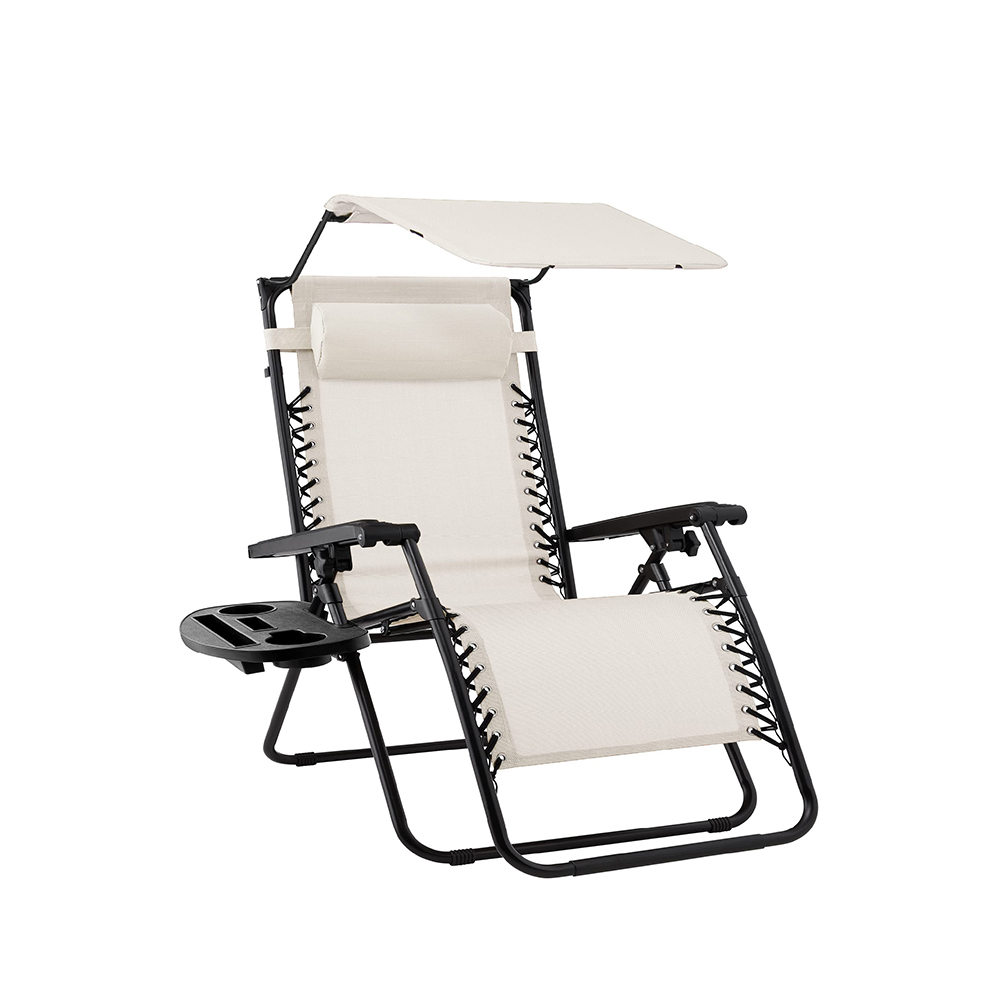 Zero Gravity Lounger with Canopy Shade 18