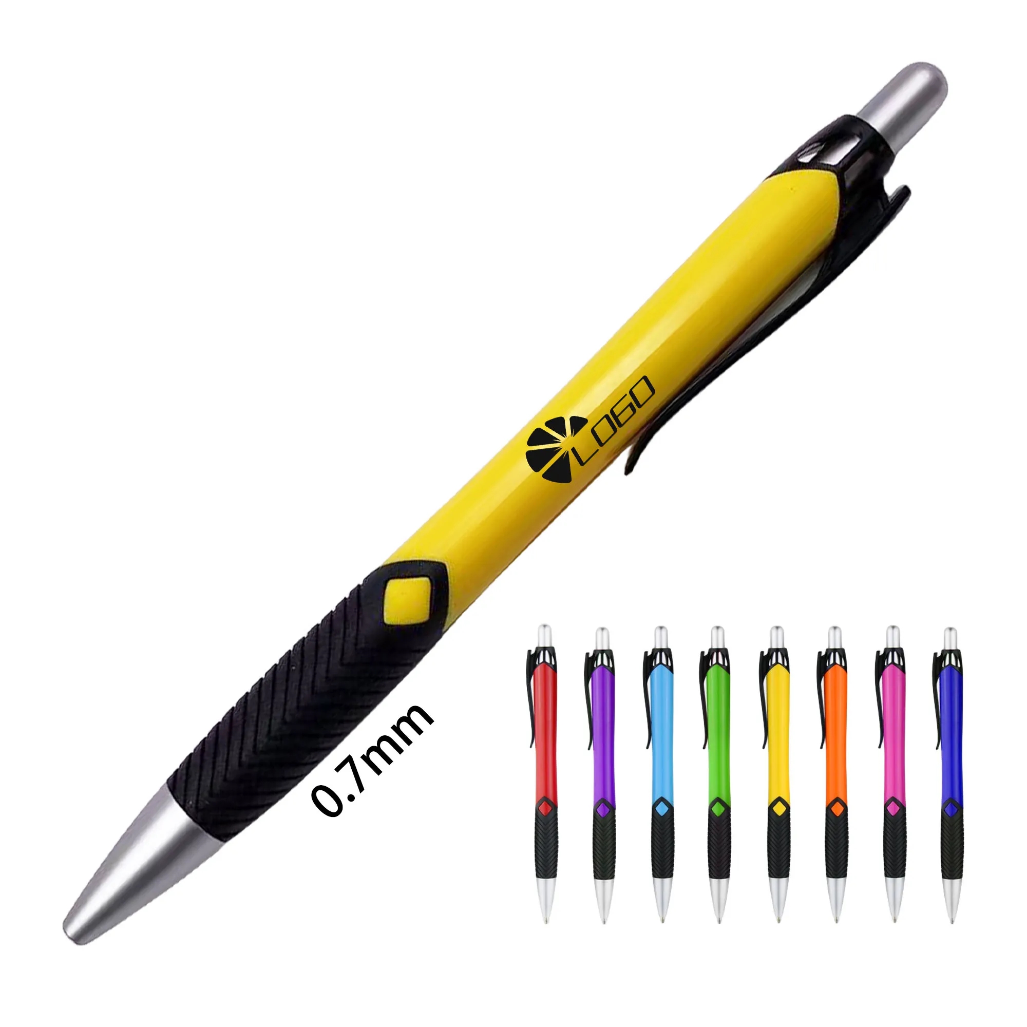 MOQ50 0.7mm Blue Ink Ballpoint Pen 1