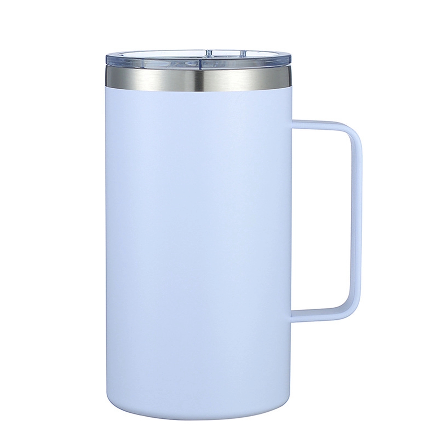 24 Oz Stainless Steel Vacuum Coffee Mug with Handle 10