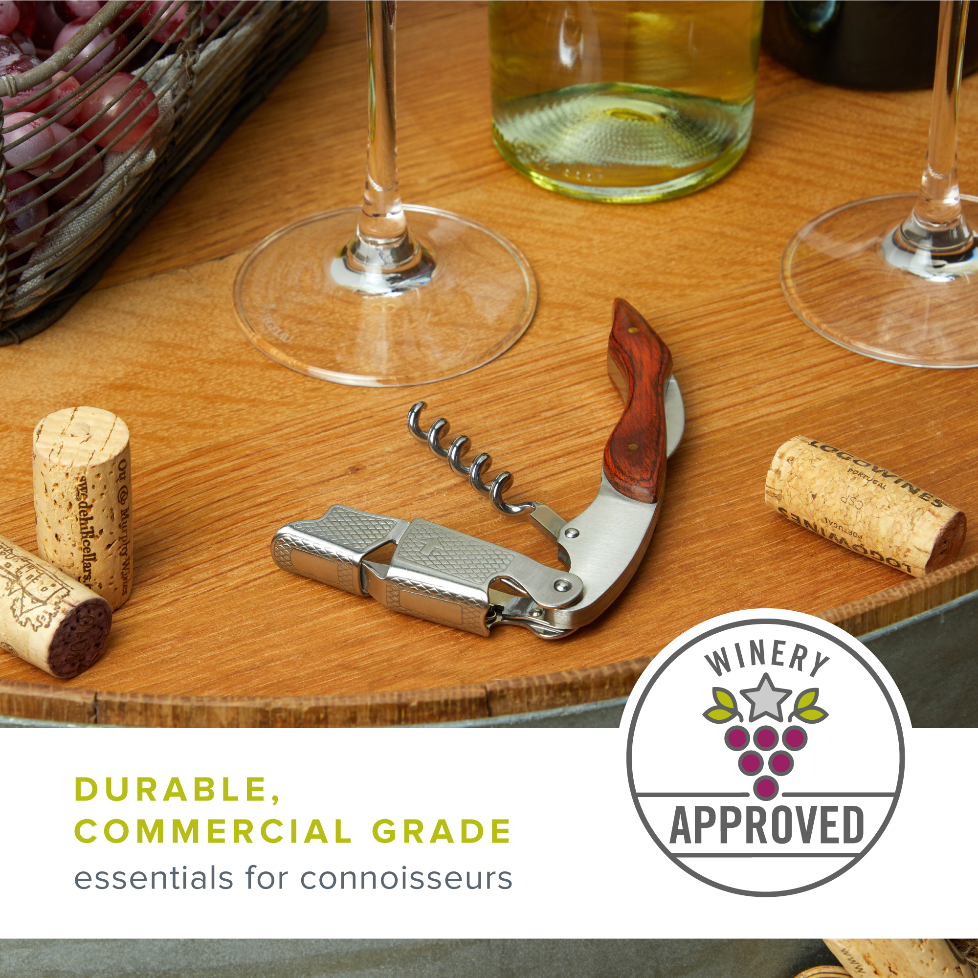 True® Sommelier™ Professional Waiter's Corkscrew 4
