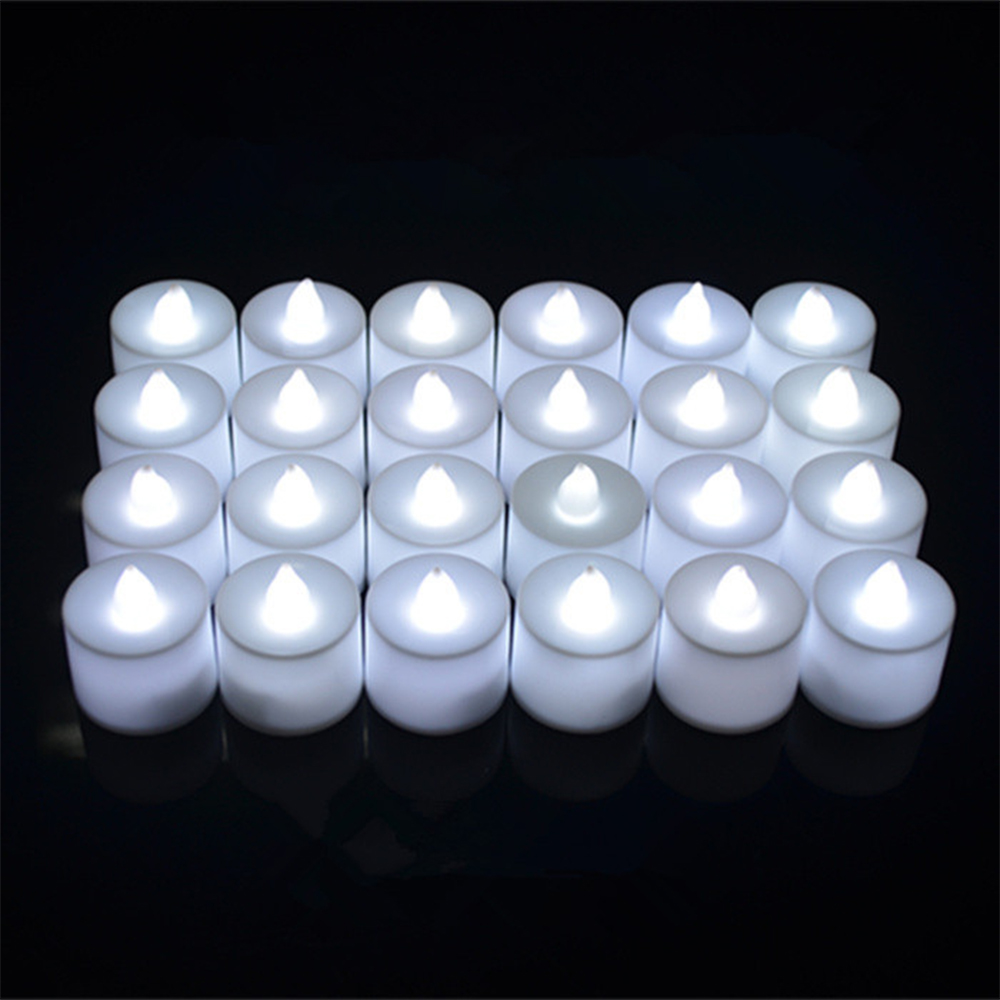 24PCS LED Smokeless Electronic Candles 7