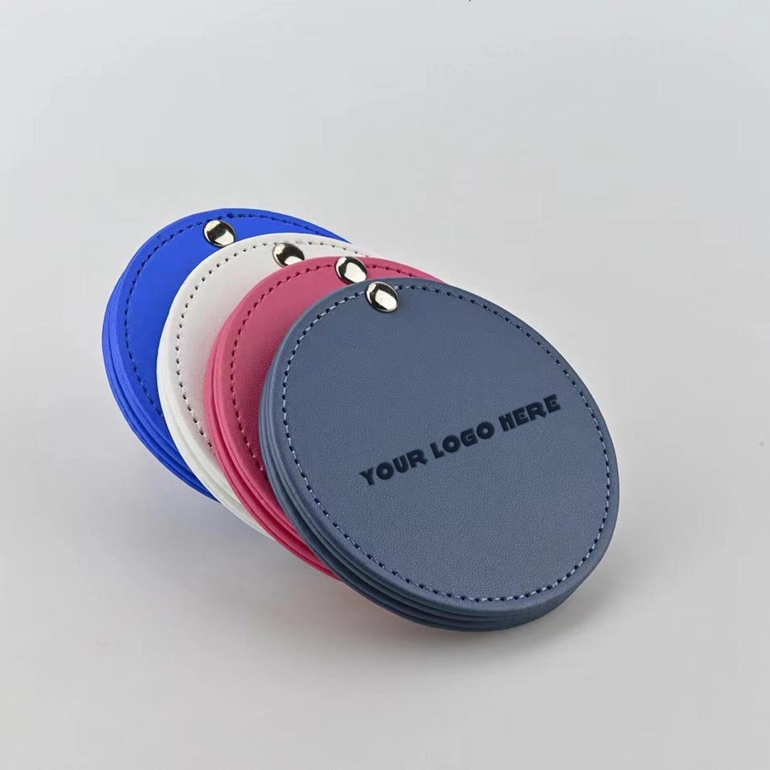Miss Swipe Round PU Leather Compact Mirror 9