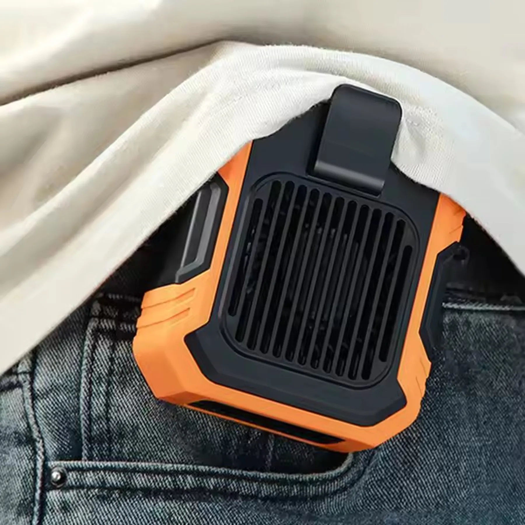 4000 mAh Rechargeable Waist Clip Fan 10