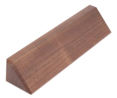 8" Walnut Finish Desk Wedge 4
