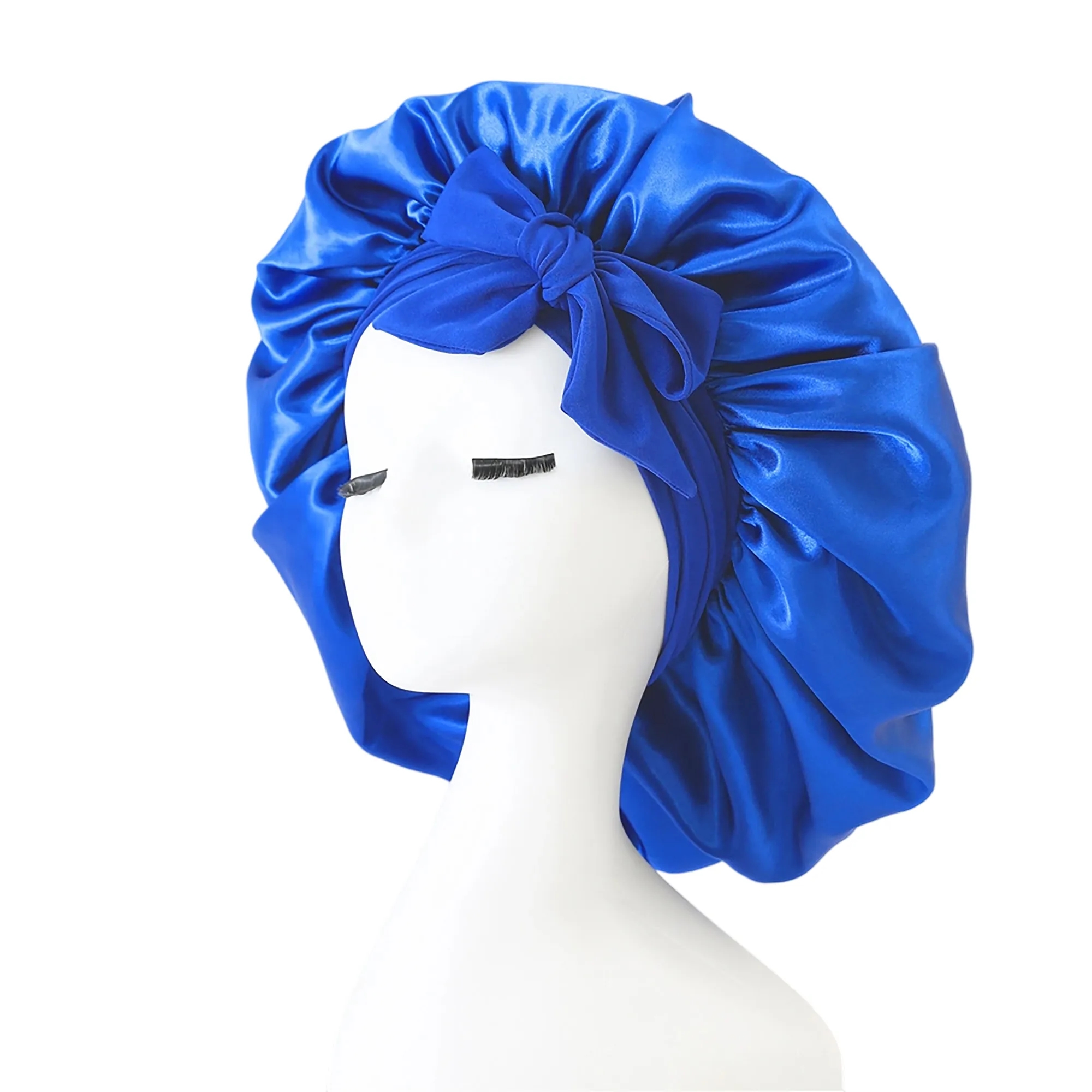 MOQ 50 Satin Hair Protection Sleep Cap 21