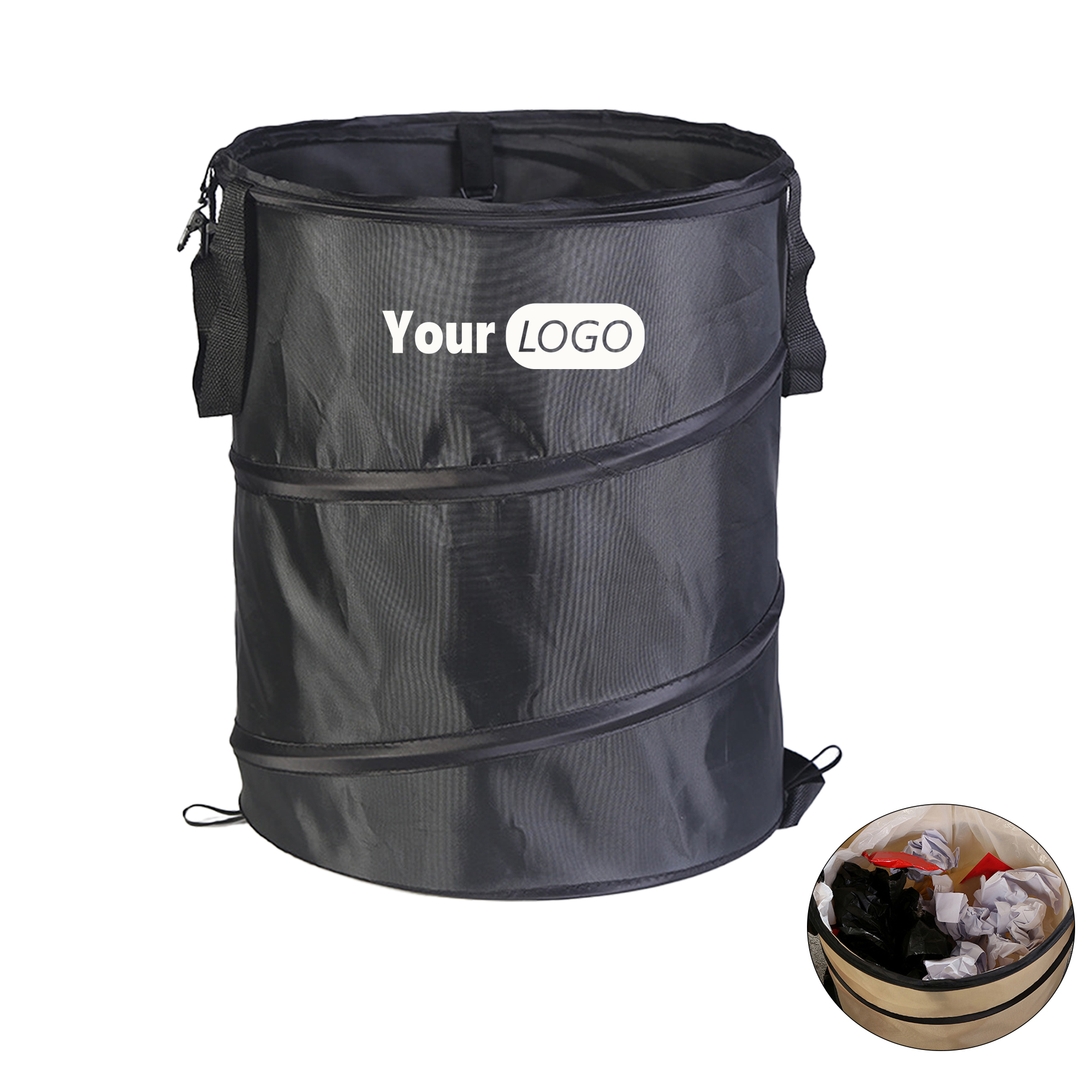 Oxford Portable Oxford Trash Can 6
