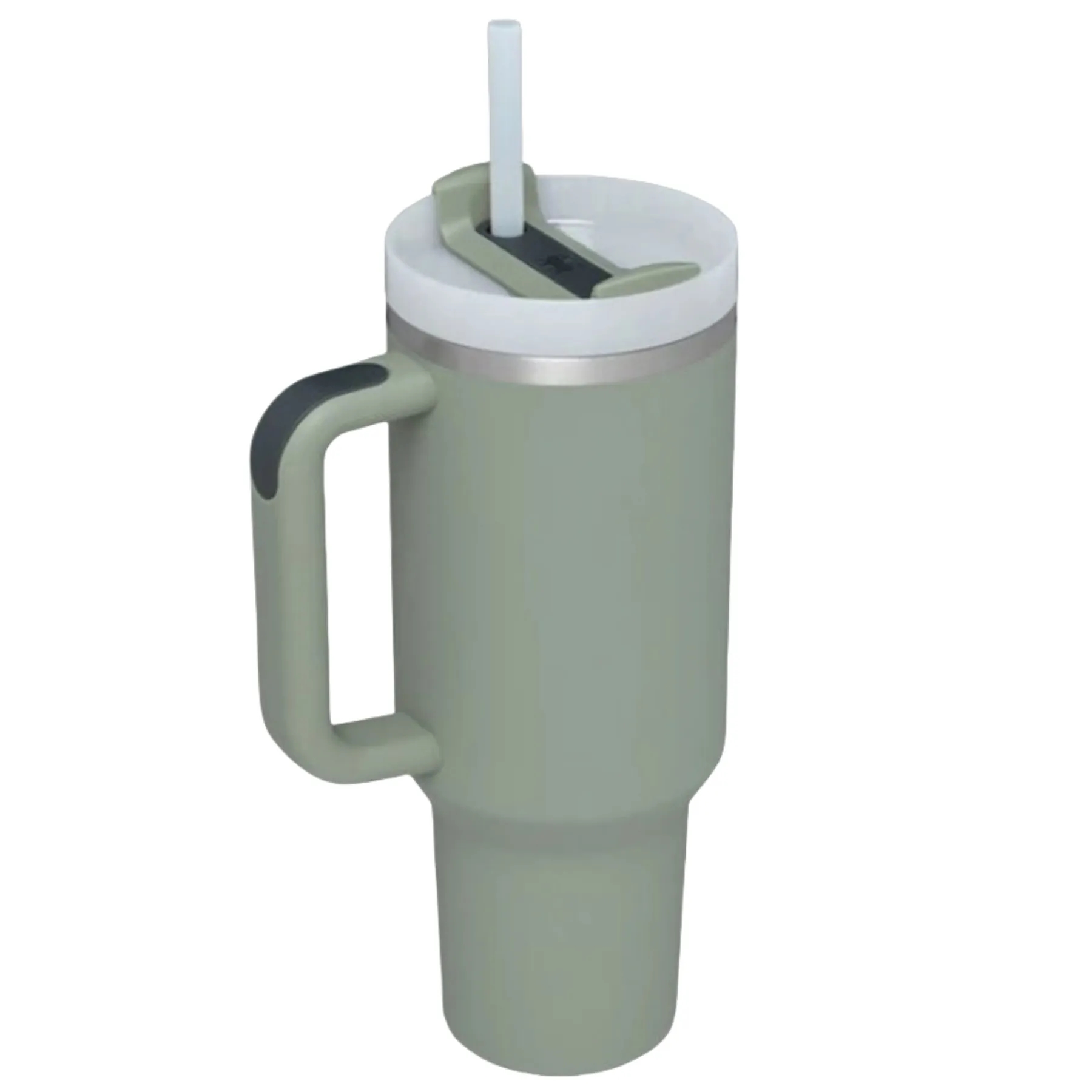 40 Oz Vacuum Tumbler w/ Handle & Straw 6