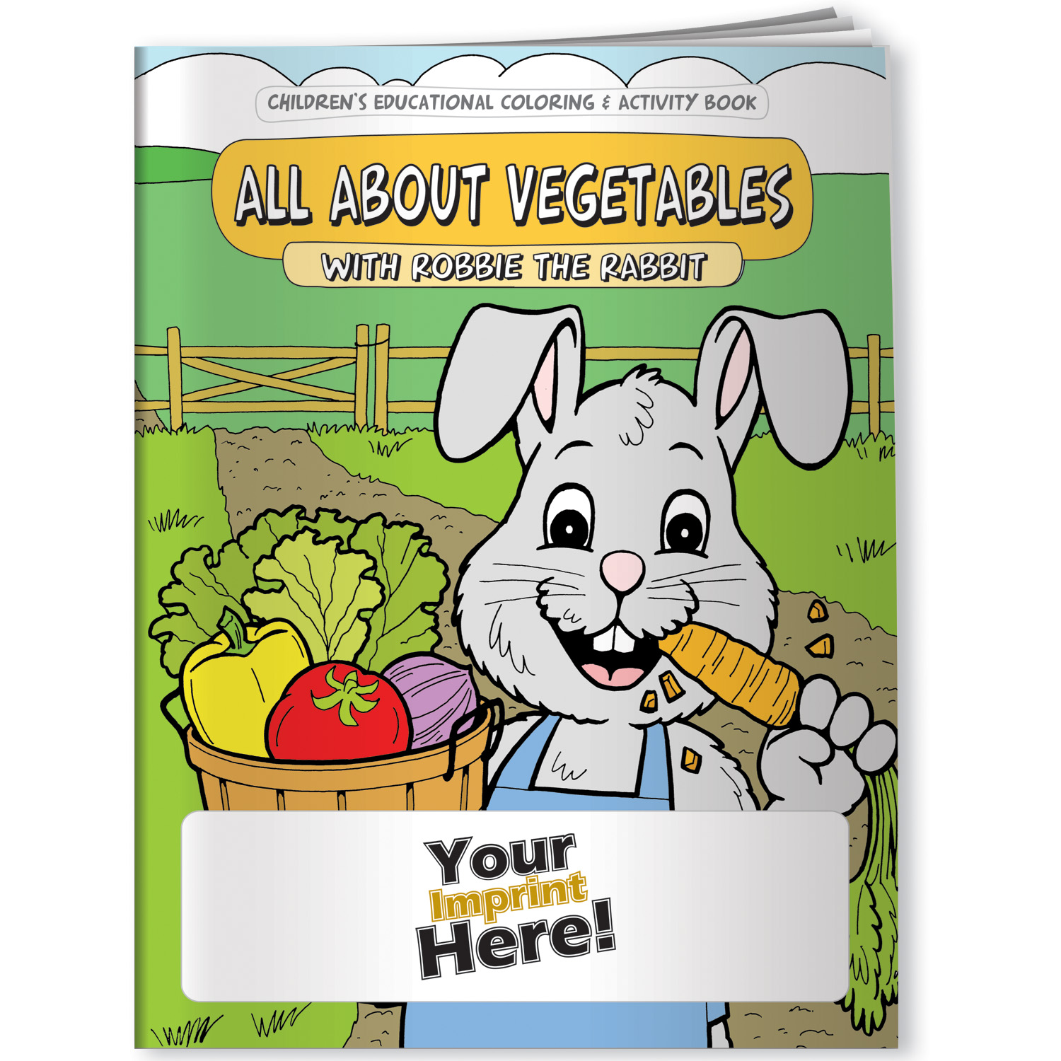 Coloring Book - All About Vegetables with Robbie Rabbit 1