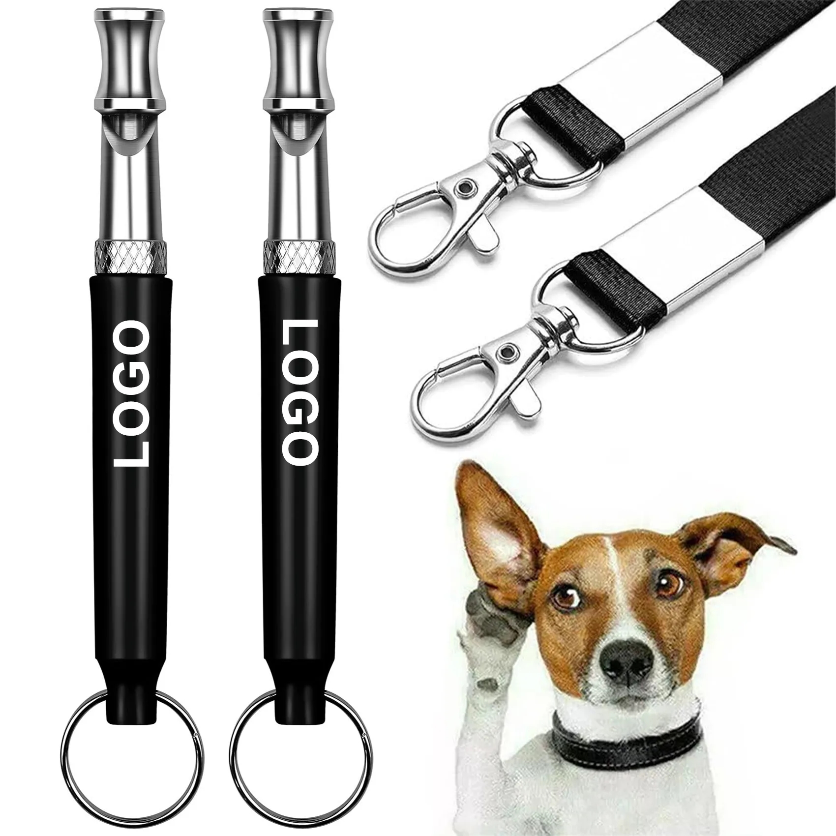 Adjustable Dog Training Recall Whistle 14