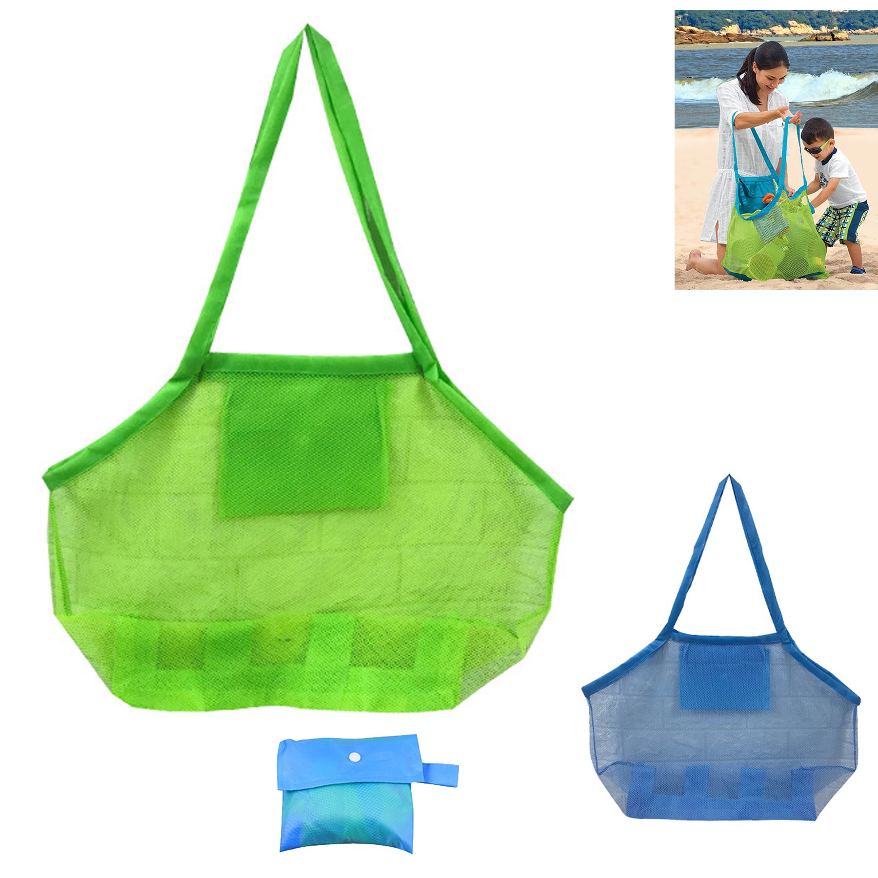 Extra Large Tote Mesh Pool Bag 2