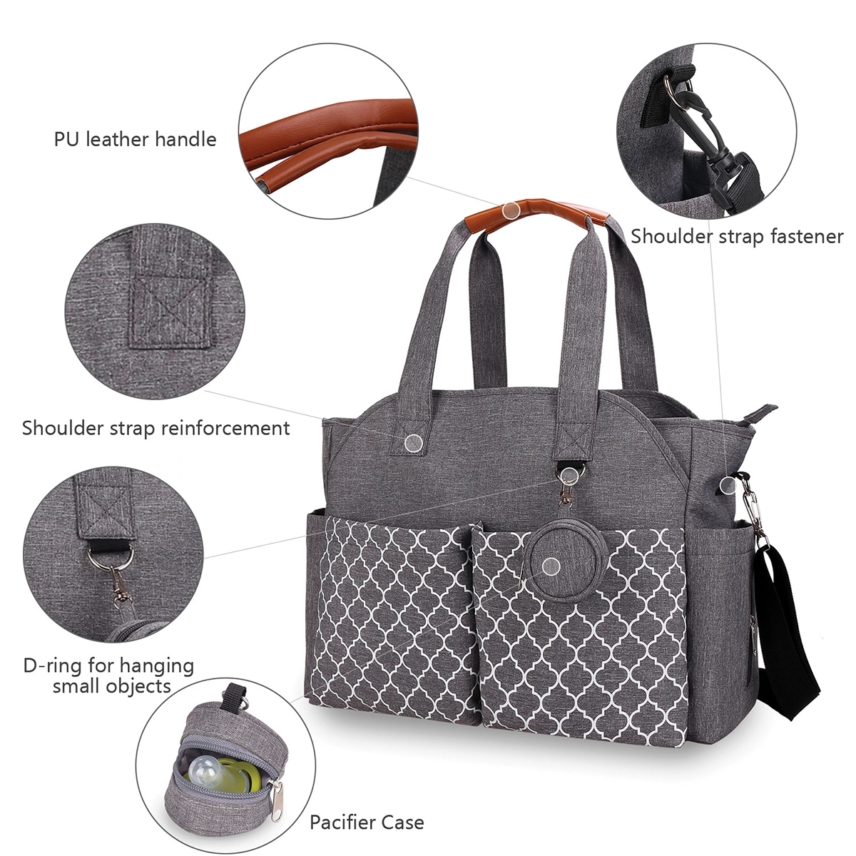 Tote Mommy Bag, custom tote bag with logo imprint 2