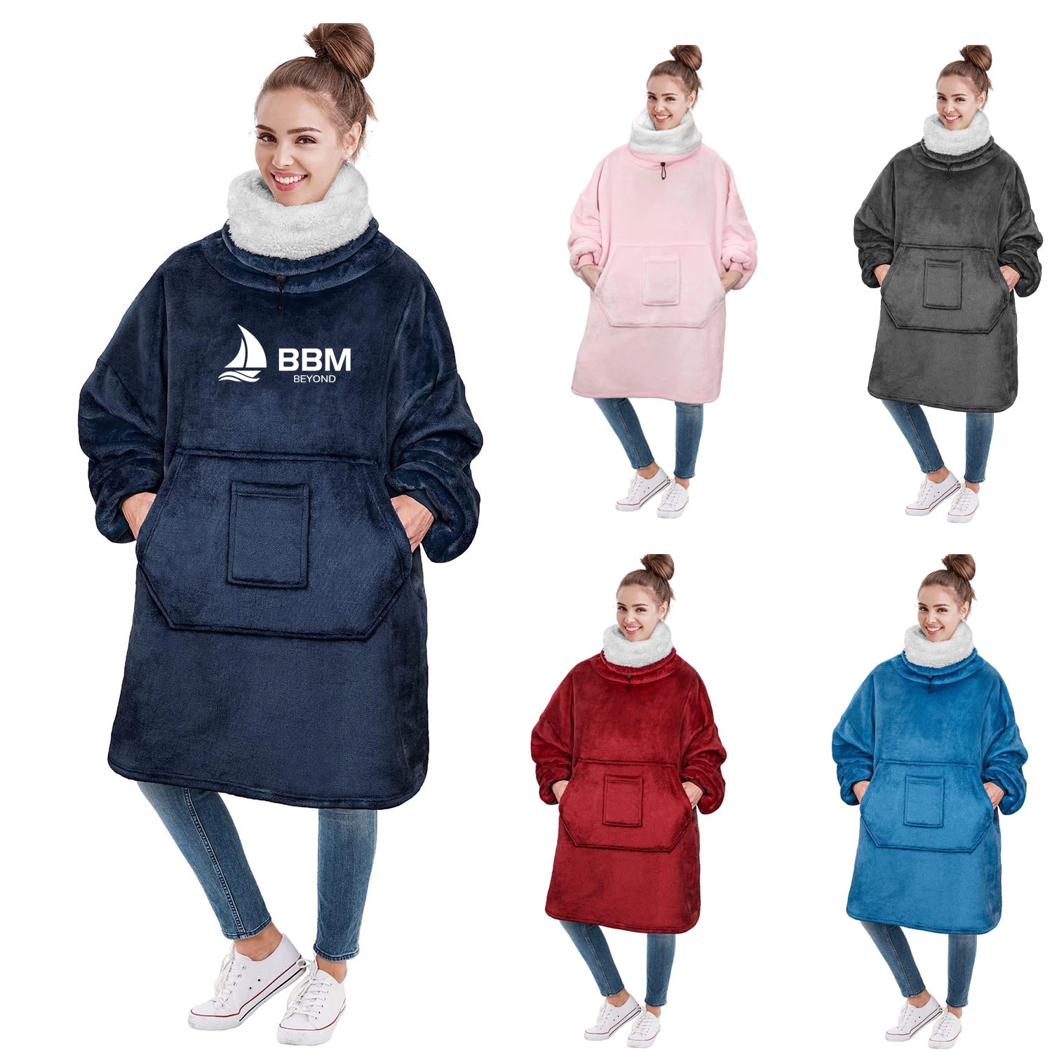 Tall Collar Household Lazy Blanket 1