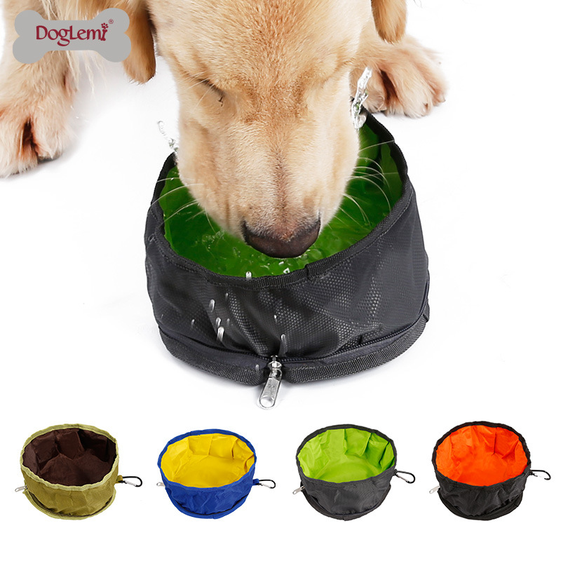 Oxford Portable Collapsible Waterproof Pet Bowl 1