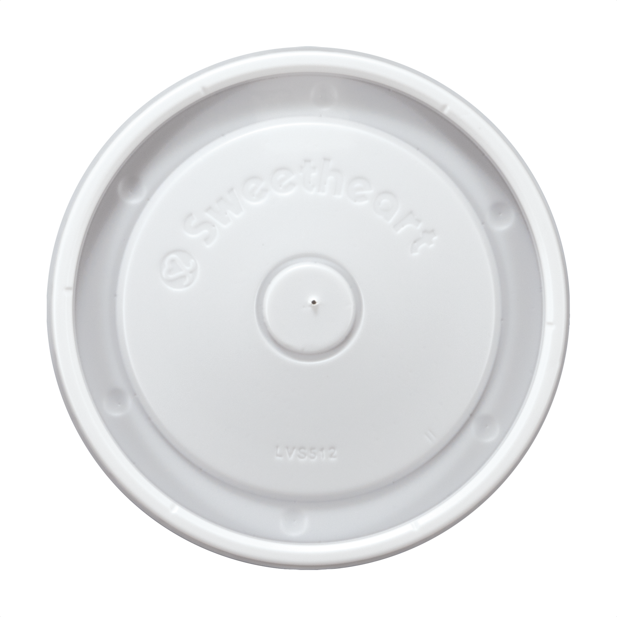 Paper Food Container Vented Lids 12 oz- White 1