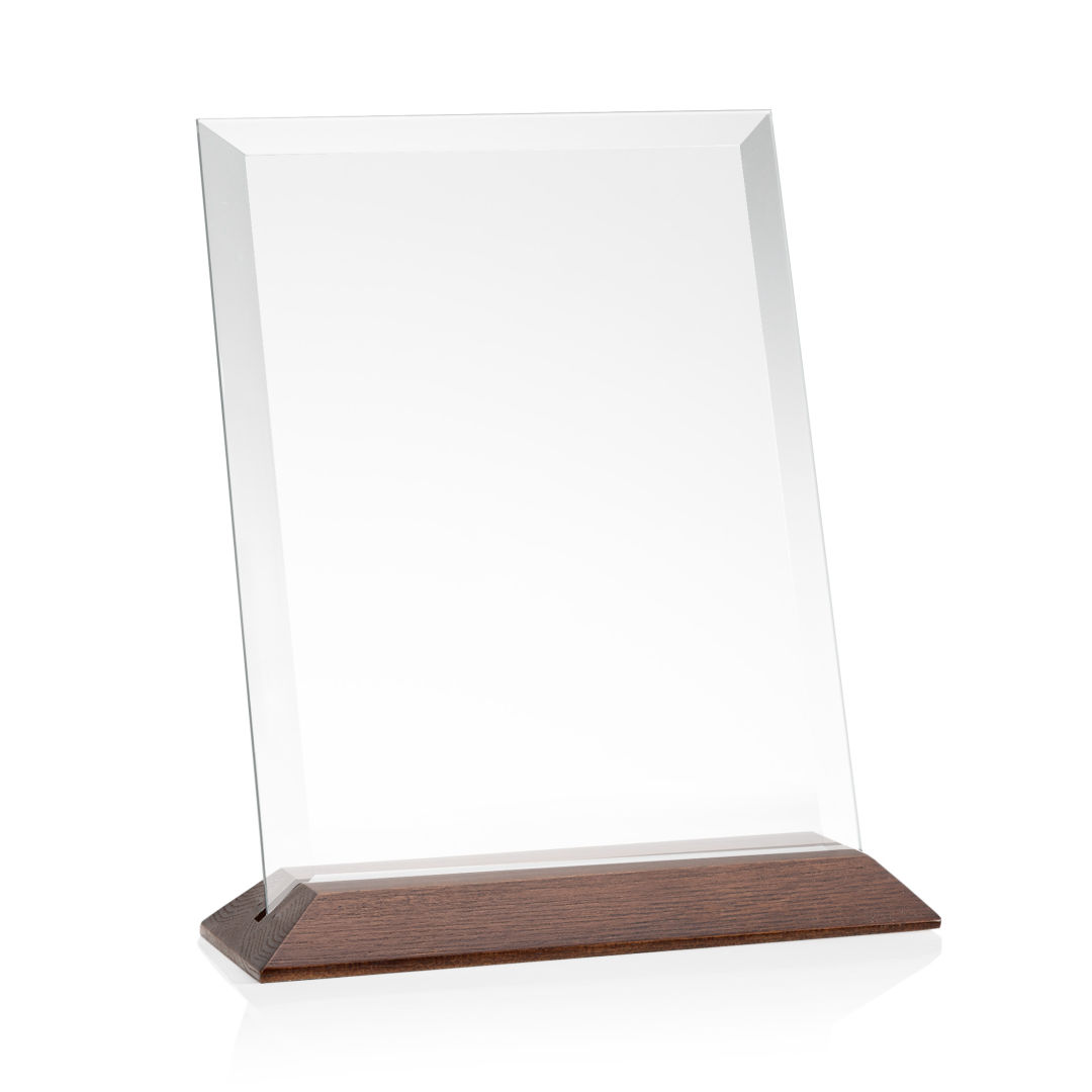 Embassy VividPrint™ Award - Starfire/Walnut (Vert) 3