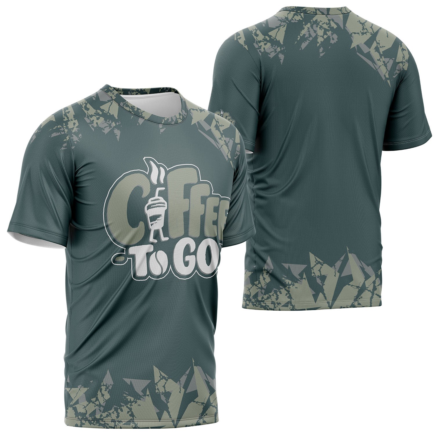 Unisex 160 GSM Brushed Milk Silk Sublimation Short Sleeve T-shirt 7