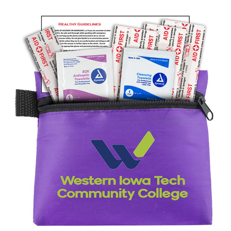 "TAG-A-LONG" 7 Piece First Aid Kit Components 27