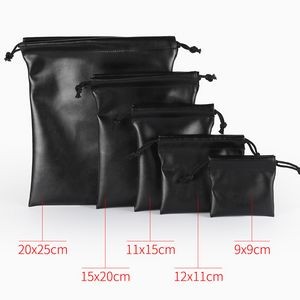 PU Leather Drawstring Pouch 3