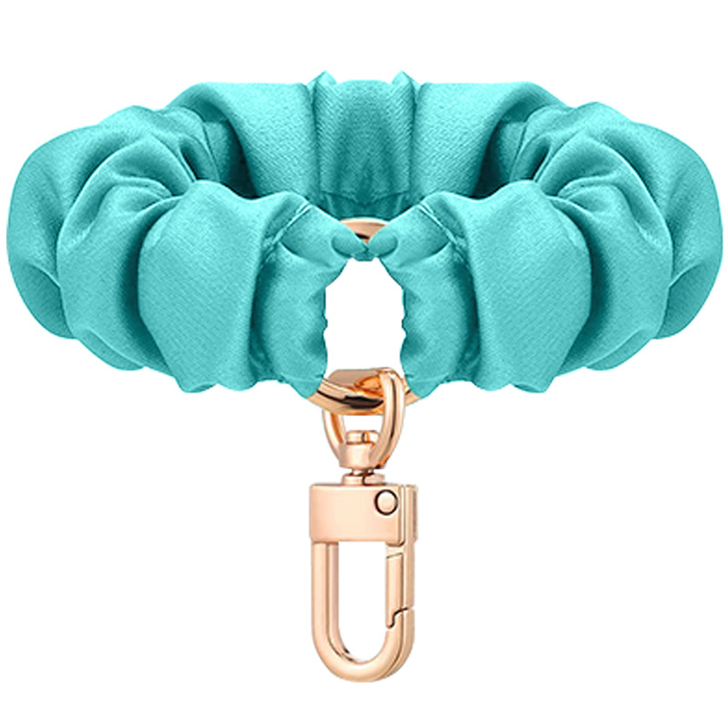Scrunchie Keychain Wristlet Elastic Bracelet Keyring 17