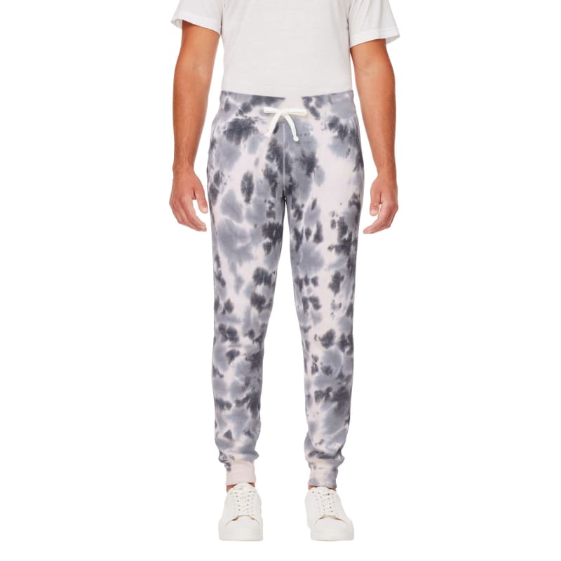 J America Adult Tie Dye Fleece Jogger 14