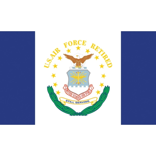 Military Flag - Air Force Retired 1