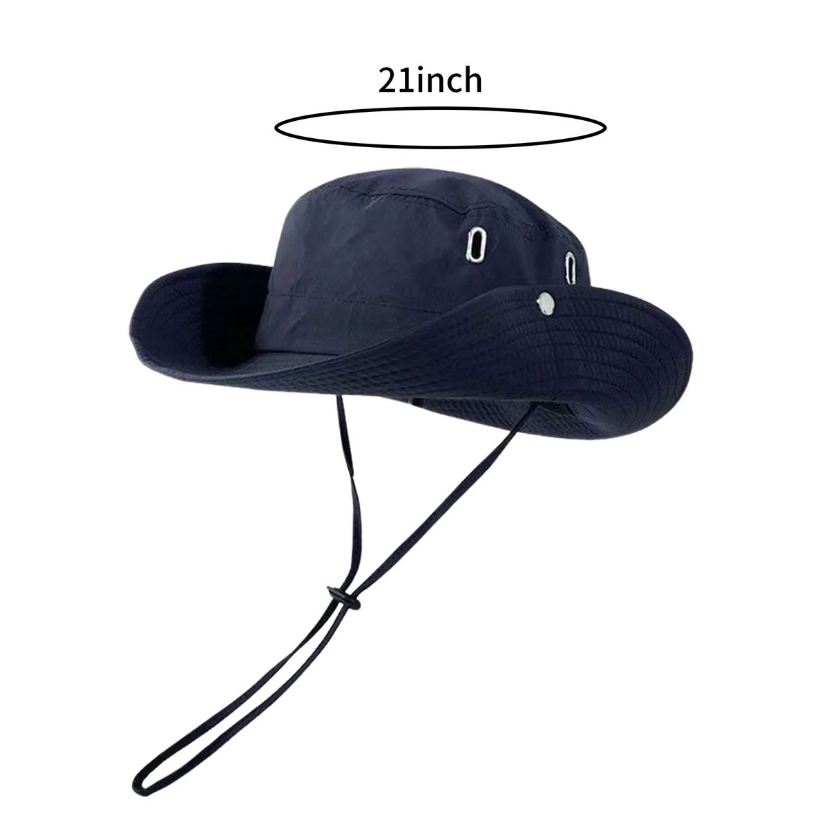Adjustable Polyester Boonie Hat With Foldable Brim 5
