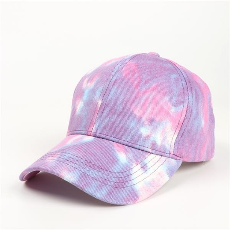 Tie-dyed baseball cap 9