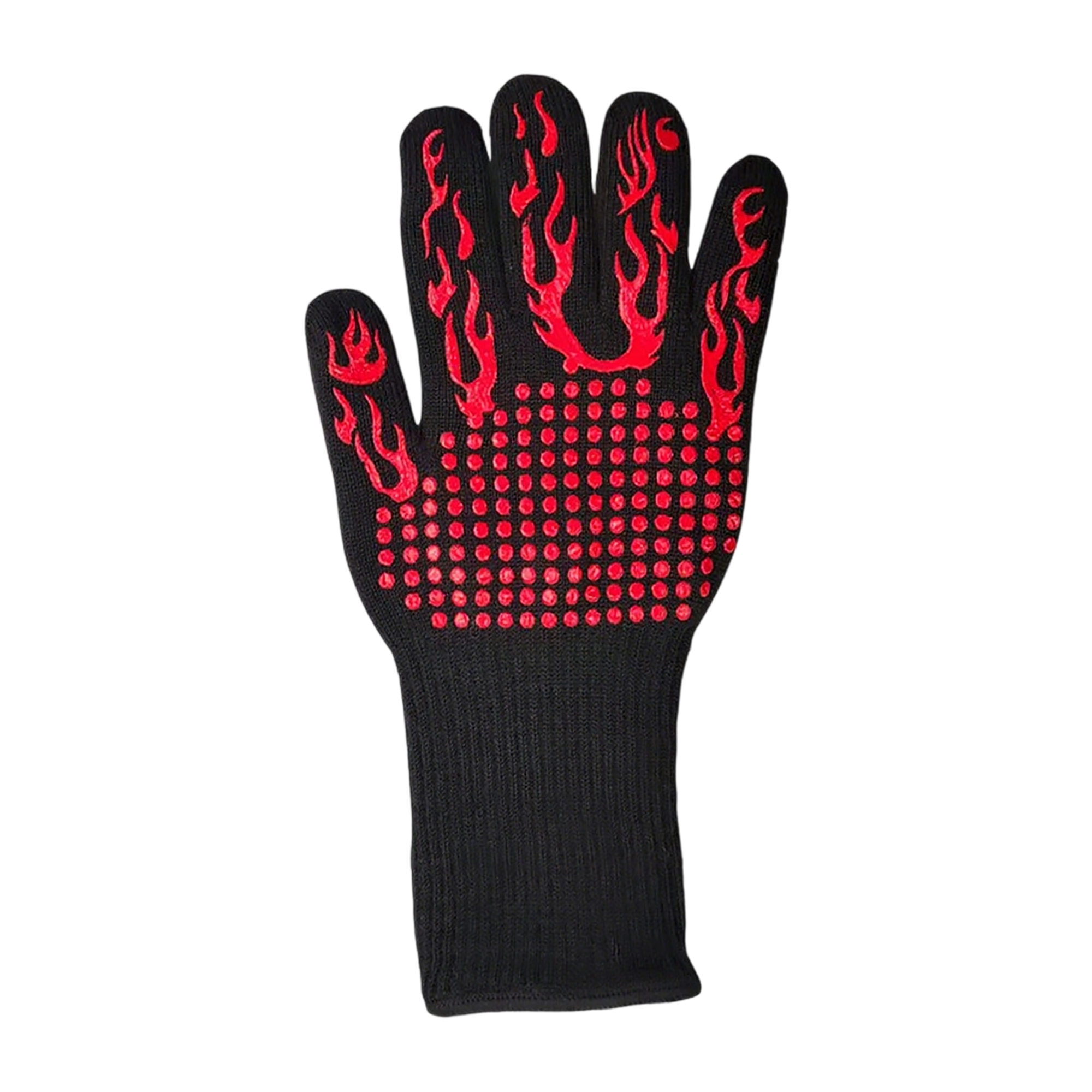 Heat Resistant Silicone Grip Cooking Glove 12.63" x 6.88" 6