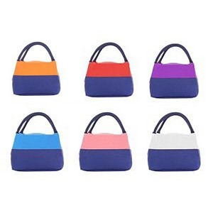 Square Canvas Lunch Bag For Food Storage 8