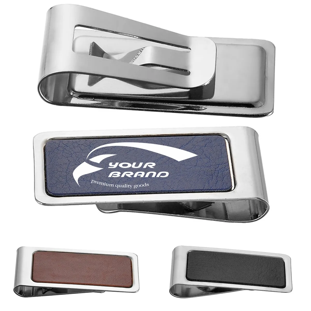 Durable Slim Stainless Steel Men's Money Clip Wallet Holder 4
