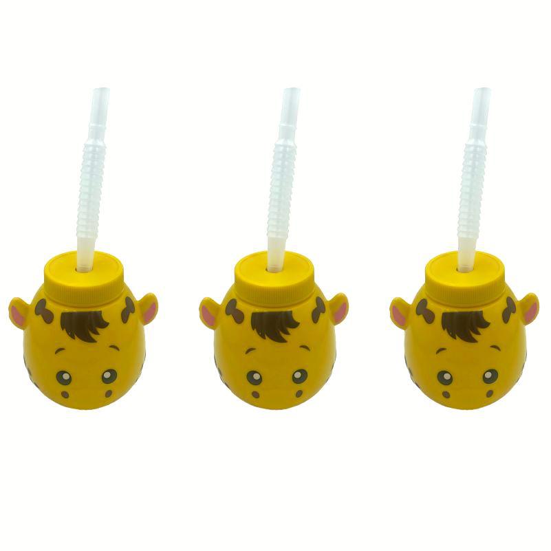 10 oz Plastic Reusable Safari Jungle Animal Theme Kids Cups 9