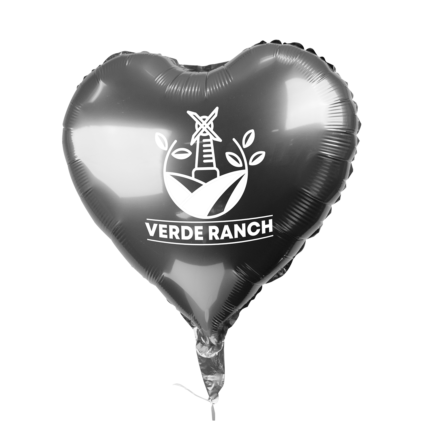 18" Heart-Shaped Mylar Balloon (1 Color Imprint) 4