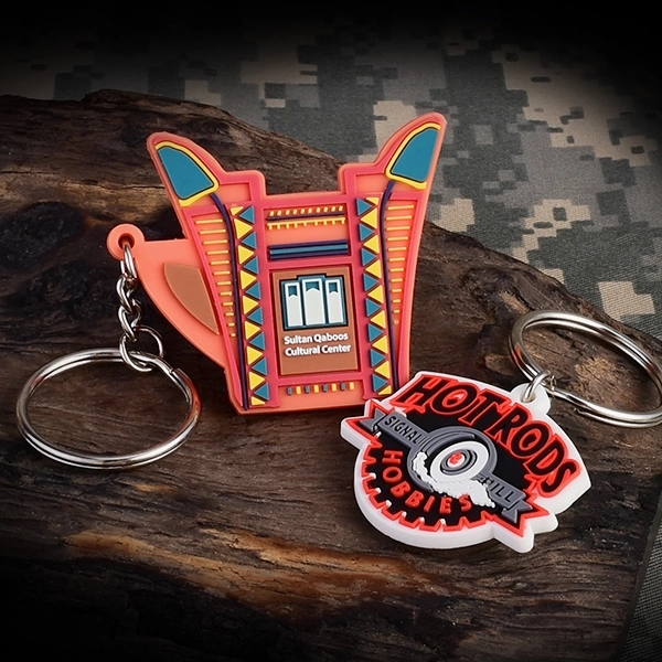 2" Custom 3D PVC Keychain 2