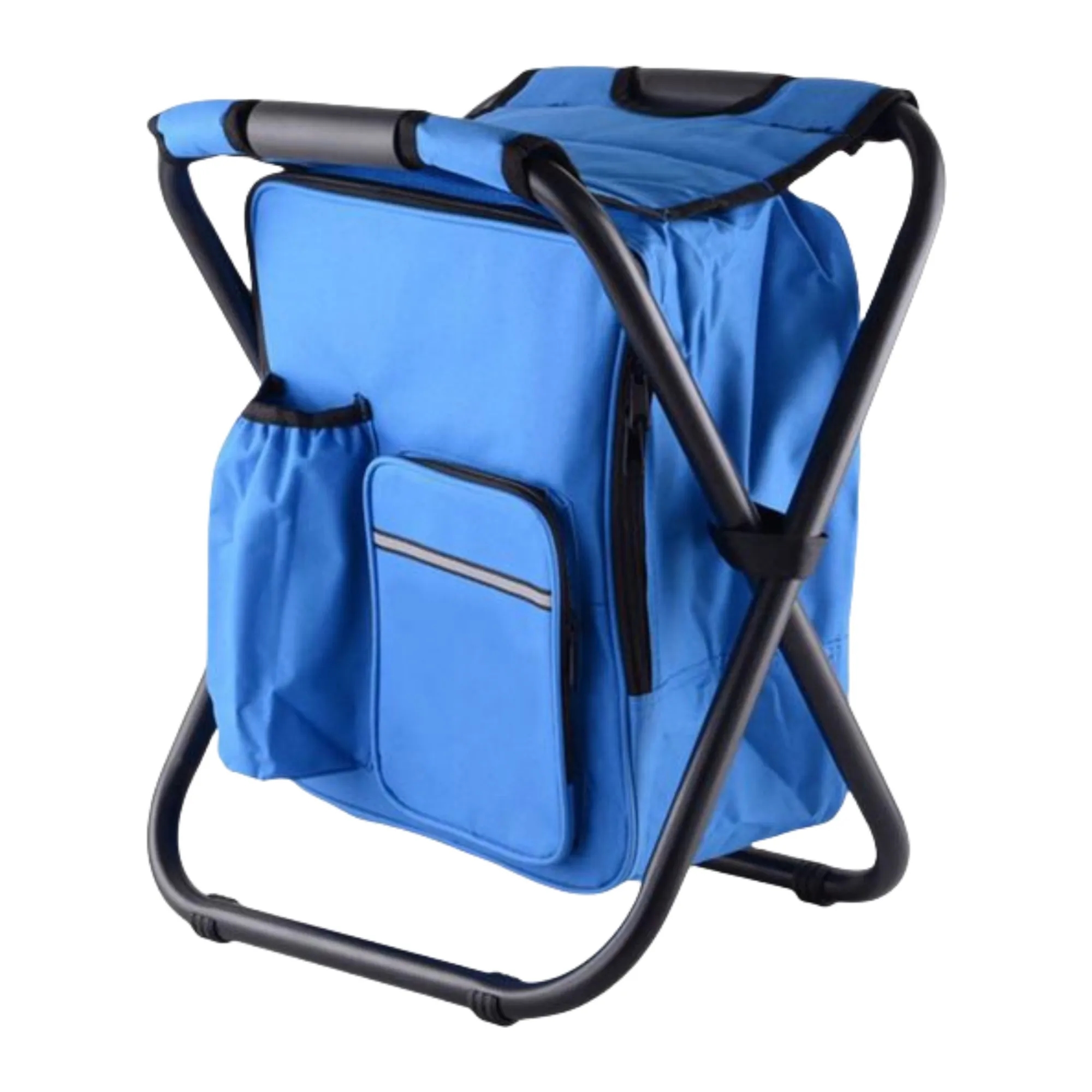 Folding Backpack Stool Cooler Chair Heavy Duty 2
