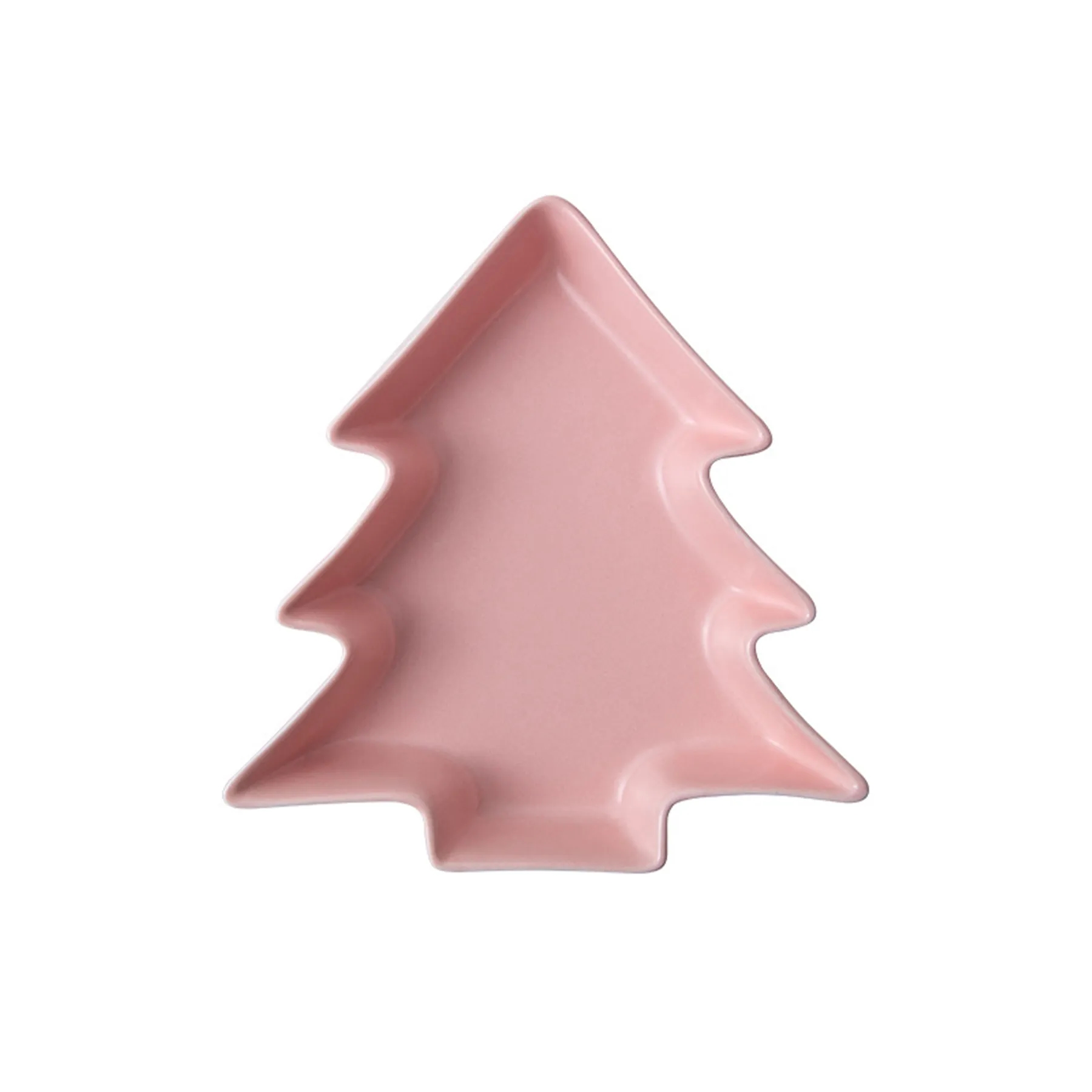 Christmas Tree Shaped Plate Ceramic Dish 9