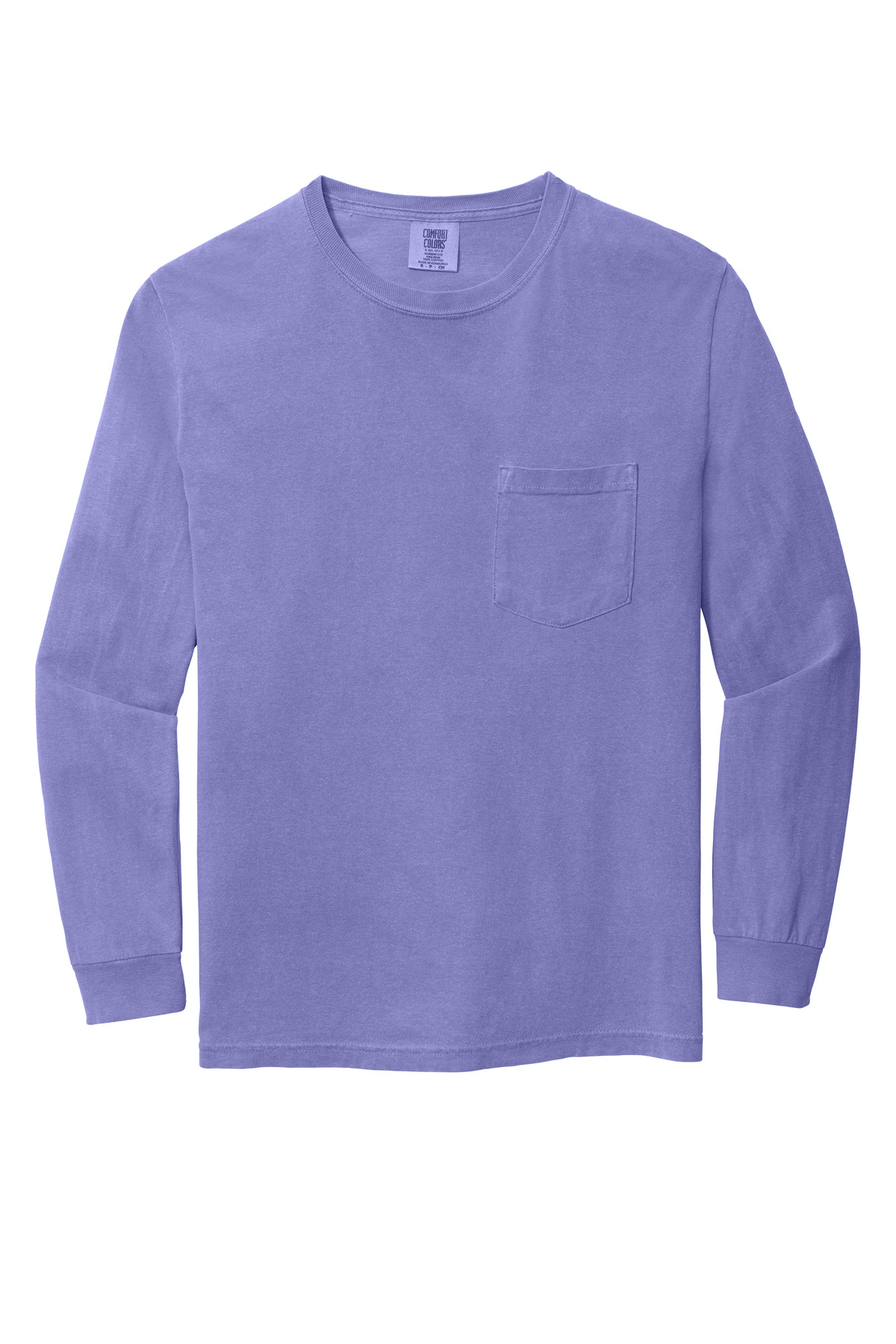 COMFORT COLORS Heavyweight Ring Spun Long Sleeve Pocket Tee. 4410 53