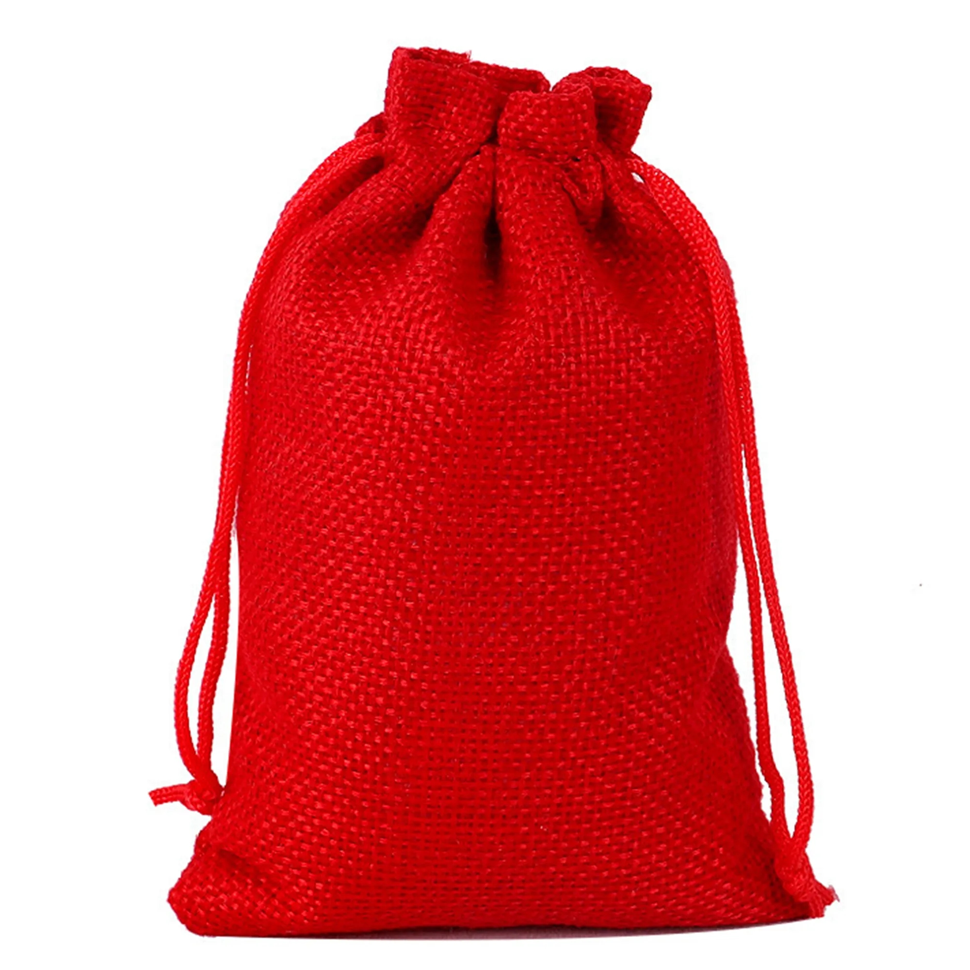 Linen Bunched Holiday Retail Gift Bag 5