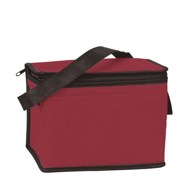 Portable 6 Can Pack Insulated Non Woven Cooler Bag 9