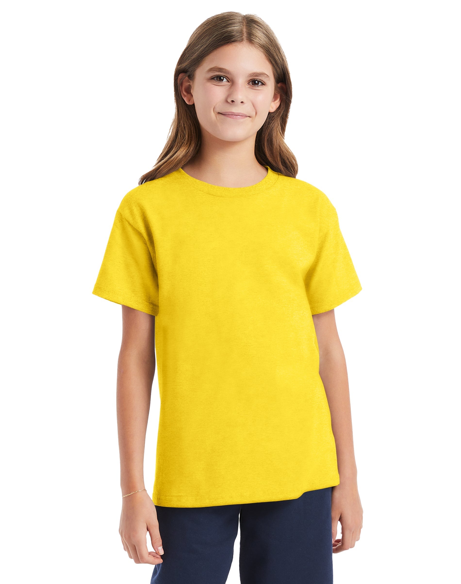 Hanes Essential-T Youth Short Sleeve T 9