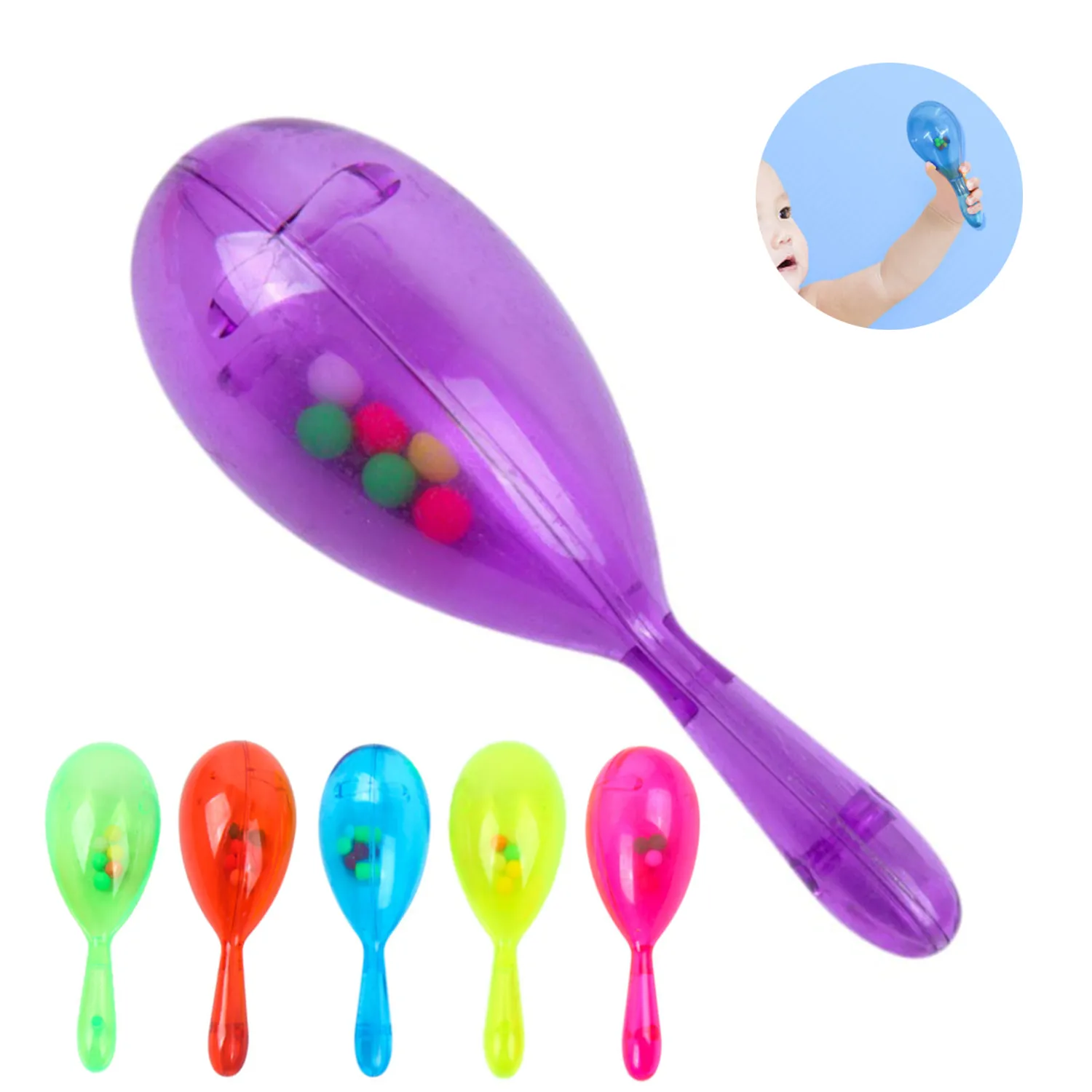 Baby Musical Instrument Sand Hammer 3
