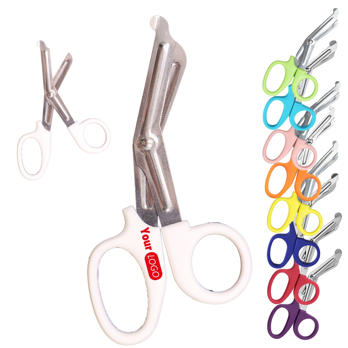 Compact Stainless Steel Cutting Scissors 8