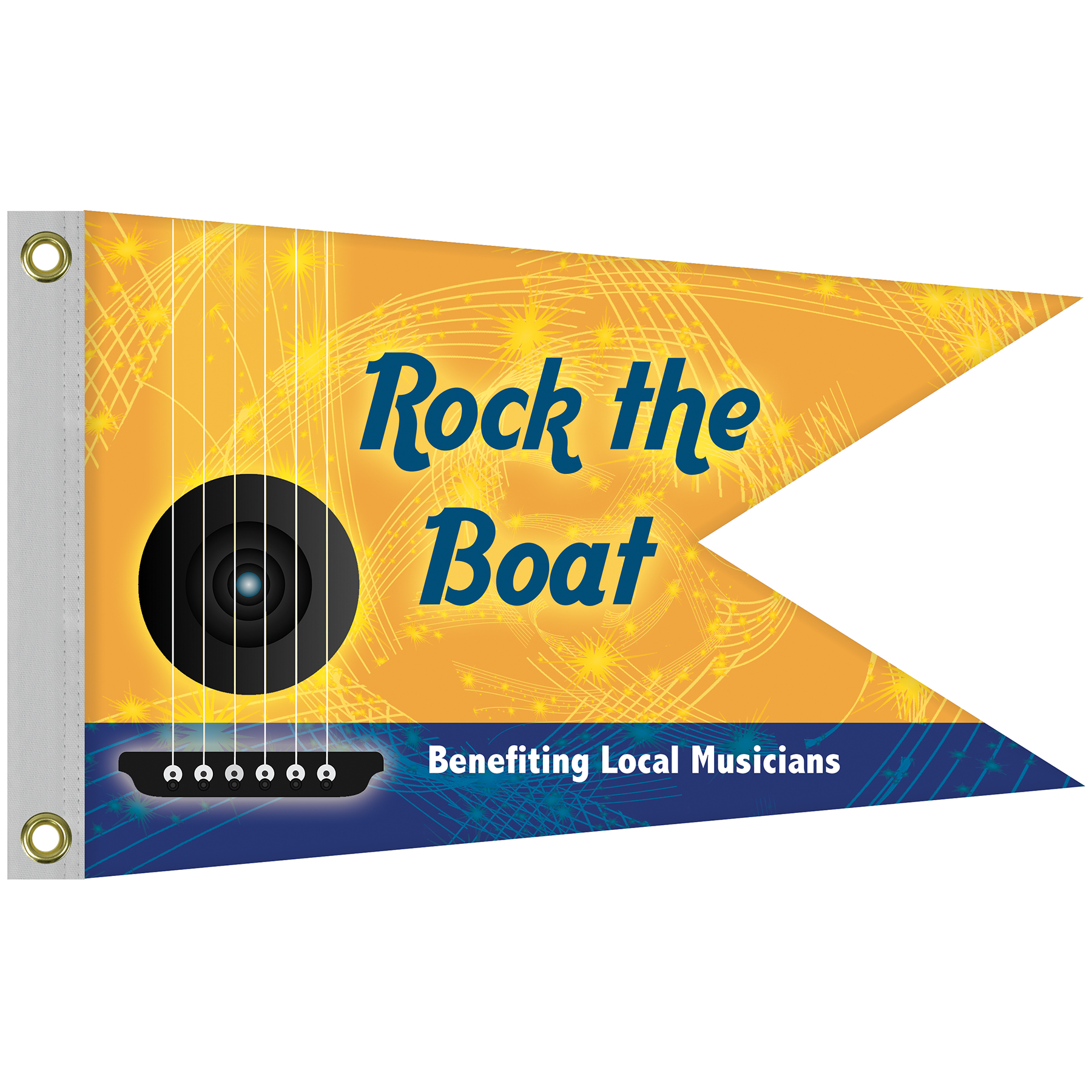 Double Sided Knitted Polyester Swallowtail Boat Flag (16"x24") 5
