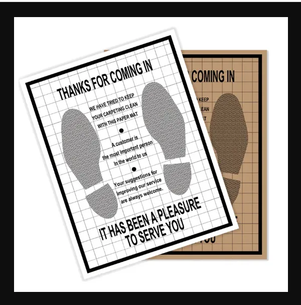 Disposable Paper Car Mats 5