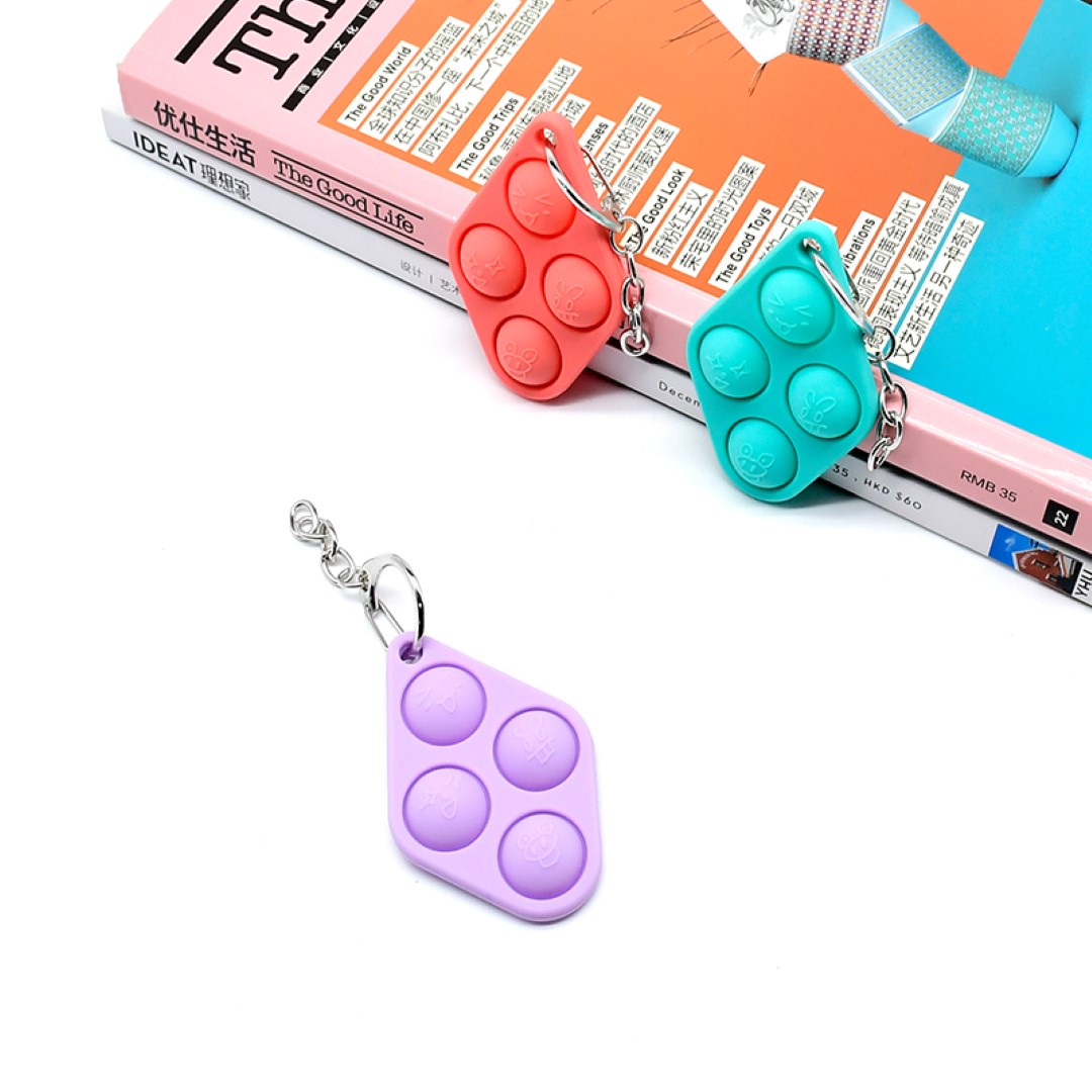 Stress Reliever Silicone Keychain 7