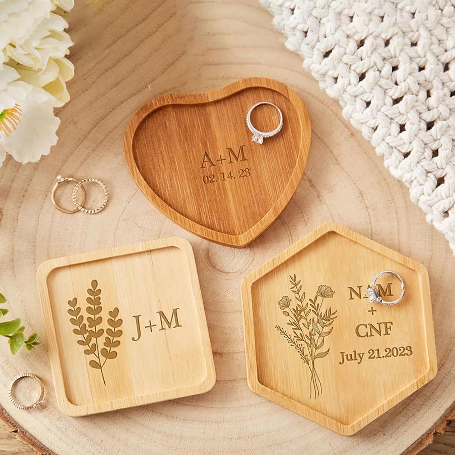 Wooden Jewelry Display Tray 3